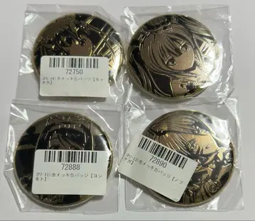 금 도금 캔뱃지 전국 오토메 파치복권
