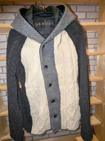 ARMURE 케이블 니트풍 자켓