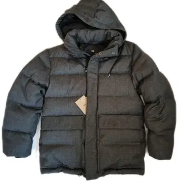 HARE 다크 그레이 후드 부착 다운 자켓 하레 M