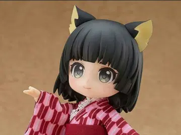 고양이 귀 메이드 사쿠라 넨도로이드돌 고양이 귀 미사용 새상품 블랙
