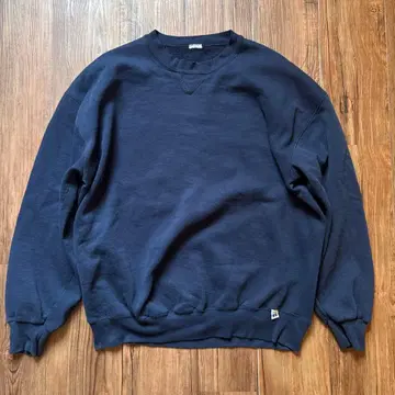 Russell 90s 맨투맨 네이비