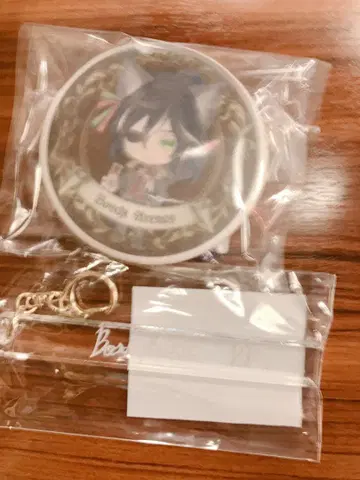 보스키 룸 키 모양 키링 난자타운 아이싱 쿠키 악마 고양이