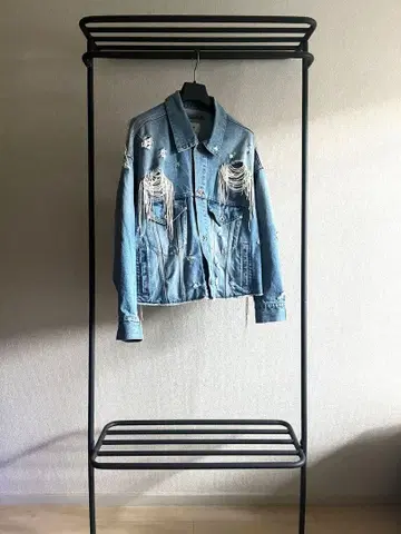 doublet PEARL DECORATION DENIM JACKET S