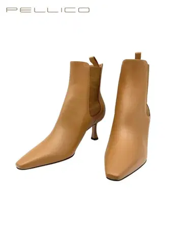 [ 미사용 ] PELLICO VENERE 사이드 고어 부츠 브라운 36