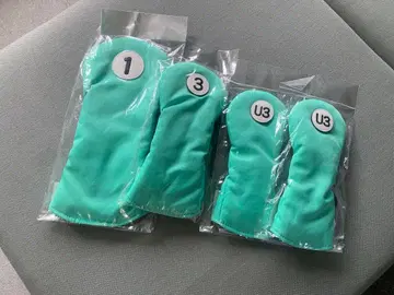 [ 새상품 ] 민트 컬러 골프헤드커버 4개 세트 한정 컬러