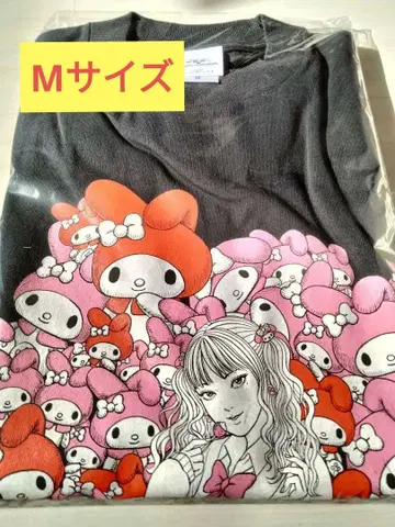 갸루 토미에 마이멜로디 러기드 T셔츠 M 이토 준지 산리오 캐릭터즈