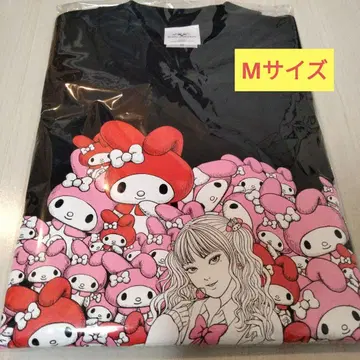 갸루 토미에 마이멜로디 러기드 T셔츠 M 이토 준지 산리오 캐릭터즈