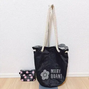 마리콴트 리버서블 2way 숄더백 토트백 데님