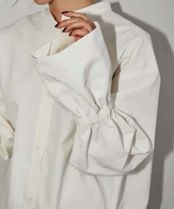 todayful Gather Sleeve Typewriter Blouse