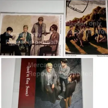 진격의 거인 엽서 슬리브 케이스 3점 세트 WIT STUDIO