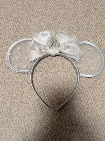 디즈니 미니 마우스 도트 튤 머리띠