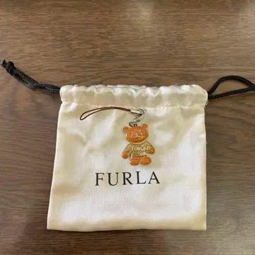 FURLA 곰 모양 키링 오렌지