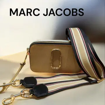 [새상품급] MARC JACOBS 숄더백 베이지 x 핑크 골드 금장 장식