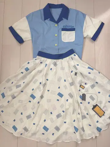 시크릿 허니 몬스터 주식회사 볼링 셔츠 스커트 세트