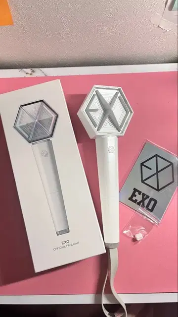 EXO 공식 응원봉 스티커 포함