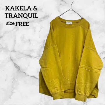 KAKELA & TRANQUIL [ FREE ] 트레이닝복 머스타드