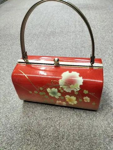 꽃무늬 빨간색 일본 의류용 백