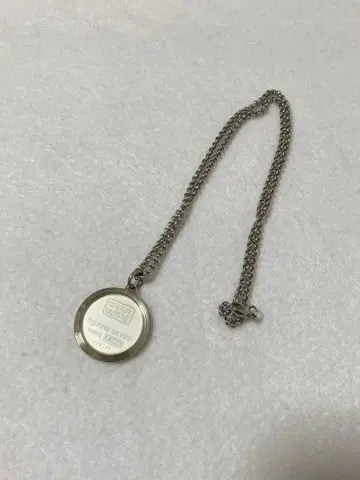 CREDIT SUISSE 목걸이 실버