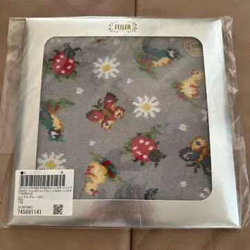 새상품 FEILER 유나이티드 애로우즈 별주 하이디 블루 손수건 타월