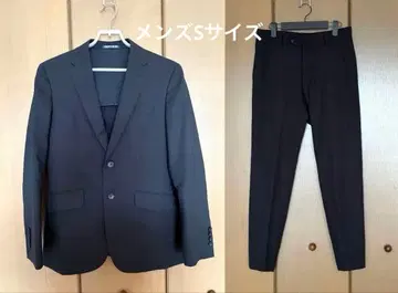 남성용 블랙 비즈니스 정장 (싱글 브레스티드)