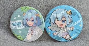혼혈의 카레코레 마네키네코 캔뱃지 히사메 2종 세트