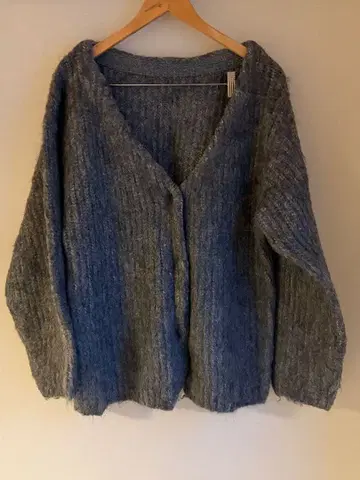 mystic 그레이 니트 가디건 F 사이즈