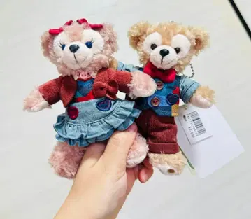 정품 도쿄 디즈니 스위트 더피 봉제 인형 마스코트 세트