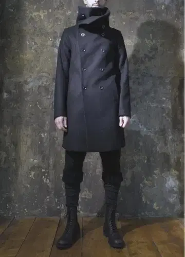 별주 The Viridi-anne 하이넥 멜톤 코트 1