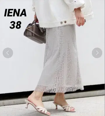 IENA 새상품급 시어 플라워 레이스 스커트