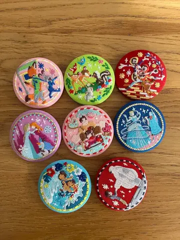 디즈니 자수 캔 배지 2