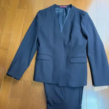 노카라 네이비 수트 셋업 속기모