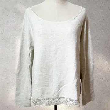 [사만사 모스모스] 튜닉/레이스/베이지/어른 걸리시/빅 루즈/긴팔