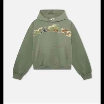 scuffers 후드 부착 후드티 올리브 그린