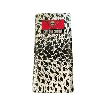 CREAM SODA 레오파드 무늬 장지갑 크림 소다