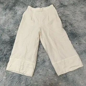 개럴개런트 1 울 와이드 팬츠 화이트 일본제 겨울 따뜻 가우초