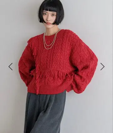 케이블 프린지 쇼트 기장