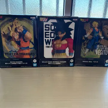 드래곤볼 피규어 세 개 묶음 판매