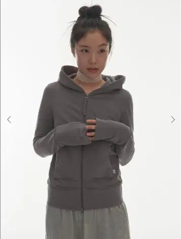 COYSEIO Stitch Hood Zip-Up Charcoal