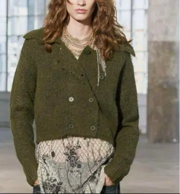 ZARA 니트 랩 가디건 M 사이즈