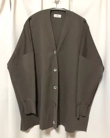 [ 새상품급 ] IENA 슈퍼 파인 스무스 판초 가디건 브라운