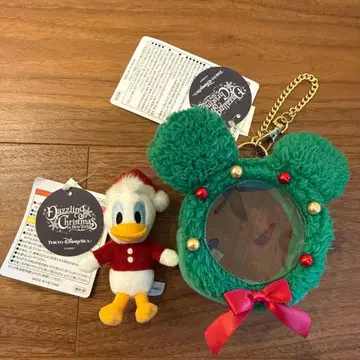 디즈니 리조트 시 크리스마스 2024 파우치 도날드 봉제 인형