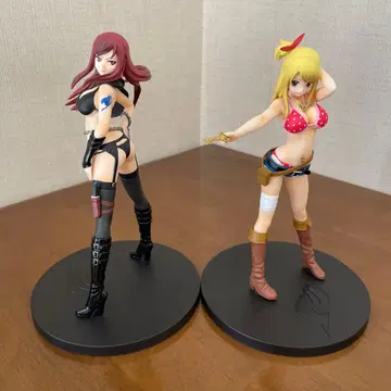 페어리 테일 엘자 루시 피규어 1번 복권 중고품