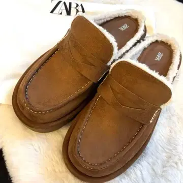 [새상품급] ZARA 플랫폼 뮬 로퍼