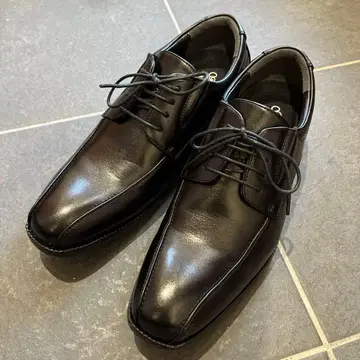 가죽 신발 블랙 25cm 취업활동 관혼상제 인조 가죽