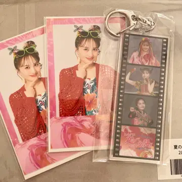 모모쿠로 여름바보 복권 모모타 카나코 사진 아크릴 키링 브로마이드 2장