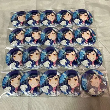 프로젝트 세카이 프로세카 시라이시 안 16c 글리터 캔뱃지 그리캔 20점