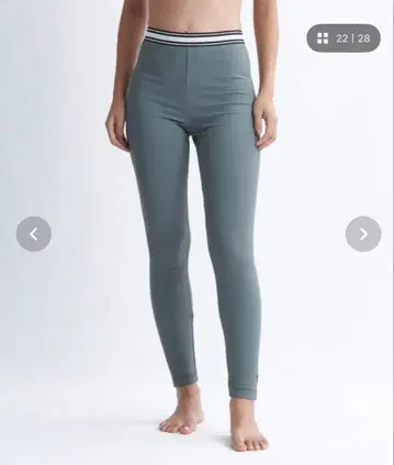 ROXY 블루그린 레깅스