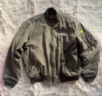 MA-1 스타일 자켓 올리브 그린 L