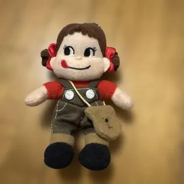 페코짱 봉제 인형 스트랩 키링 약 12cm