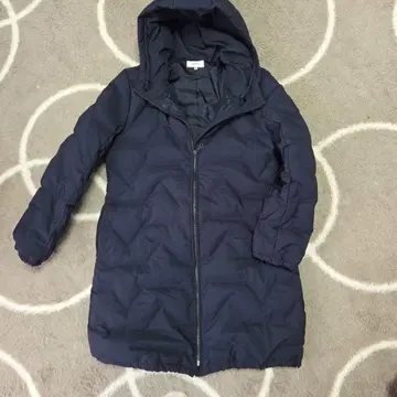 네이비 다운 자켓 11AR 후드 부착